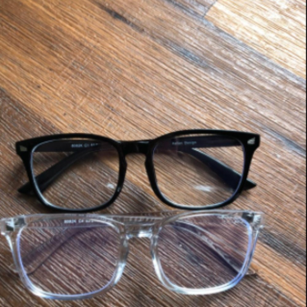 Glasses for Women  (Light Black+Clear)